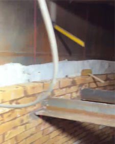 保温棉施工完成