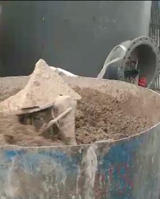 垃圾焚烧炉轻质保温浇注料施工